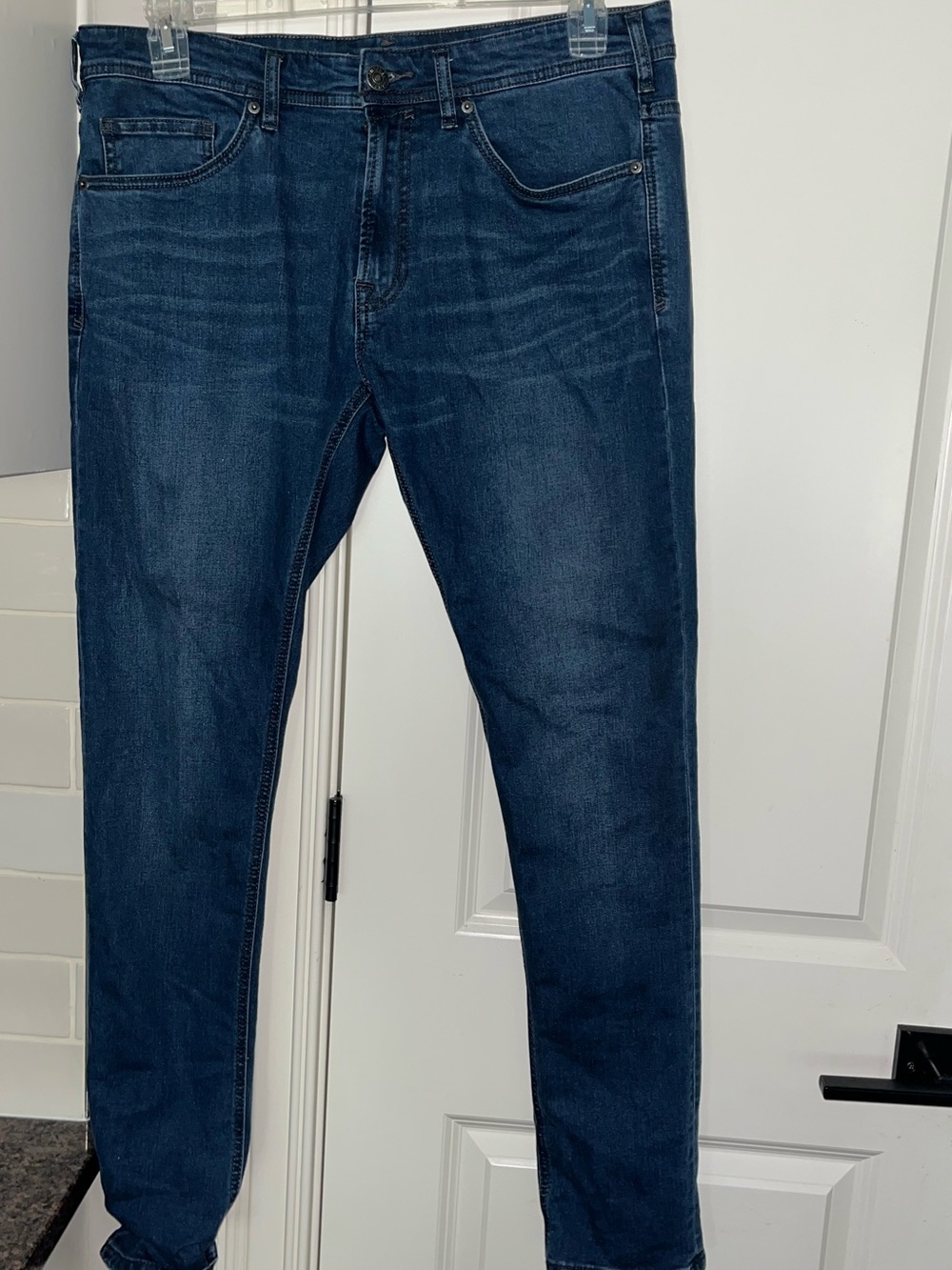 Buffalo David Bitton 1972 Men's Skinny Stretch Blue Denim Jeans 34/32